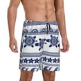 thumbnail image 2 of Sikiie Sea Underwater Turtles Mens Pajama Shorts, Lightweight Lounge Pant with Pockets Soft Sleep Pj Shorts for MenMedium, 2 of 6