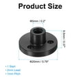 thumbnail image 2 of 2Pcs Tr5x2 T5 Screw POM Nut (Acme Thread, Pitch 1mm, 2mm, 2 Starts) Diameter 5mm POM Plastic Nut for T5 Screw of 3D Printer Z Axis, 2 of 6