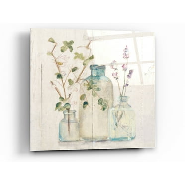 Epic Art 'Blossoms on Birch V' by Cheri Blum, Acrylic Glass Wall Art, 36"x36"