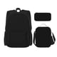 thumbnail image 1 of Disketp Black Mochila Estampada de Gran Capacidad con Lonchera y Estuche, Set de 3 Piezas para Estudiantes, 1 of 7