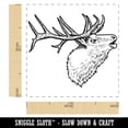 thumbnail image 2 of Elk Calling Out Self-Inking Rubber Stamp Ink Stamper - Black Ink - Small 1 Inch, 2 of 7