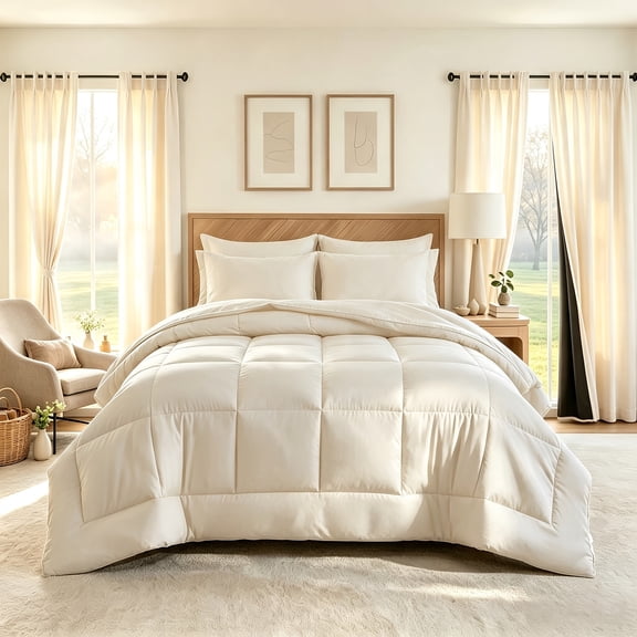 Twin 6 Pcs Comforter Set,Suitable For All Seasons, Ultra Soft And Cozy, Ideal For All Kinds Of Room Decor, Perfect As Holiday Gift