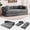 Gray, variant on Danolapsi 78.7" Modern Convertible Chaise Lounge Sofa Bed, 2-in-1 Sleeper with Removable Pillow, Space-Saving Sofa for Living Room, Apartment, Studio, Guest Room, Office - Easy Assembly