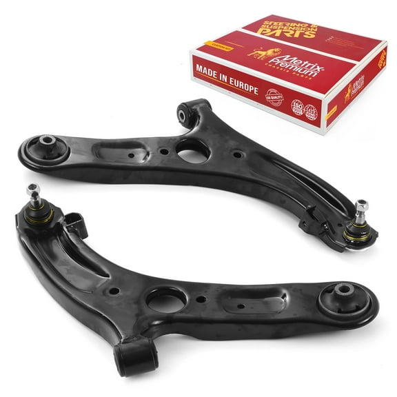 Metrix Premium Chassis Parts - Front Left & Right Lower Control Arm w Ball Joint & Bushing Assembly Kit Fits 2011-2013 Hyundai Elantra Built in USA, 2014-2016 Elantra RK622232, RK622646