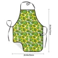 thumbnail image 2 of Yiaed Kiwi Fruits Summer Print Kitchen Apron with Hand Wipe Pockets,Big Pocket,Aprons for Women with Pockets, Waterproof for Cooking Baking, 2 of 7