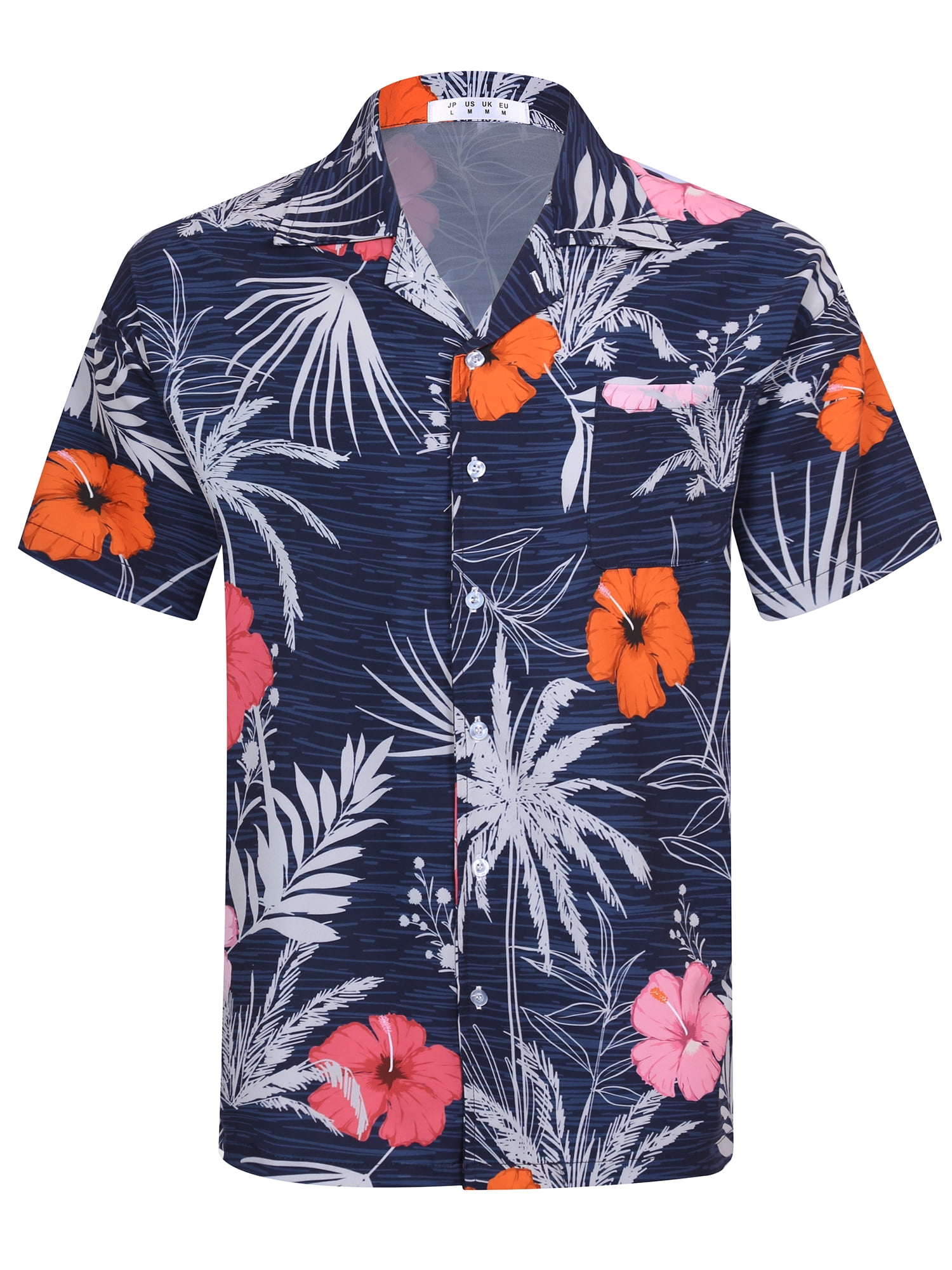 APTRO Men’s Short Sleeve Shirts Hawaiian Shirts Aloha Party Shirts