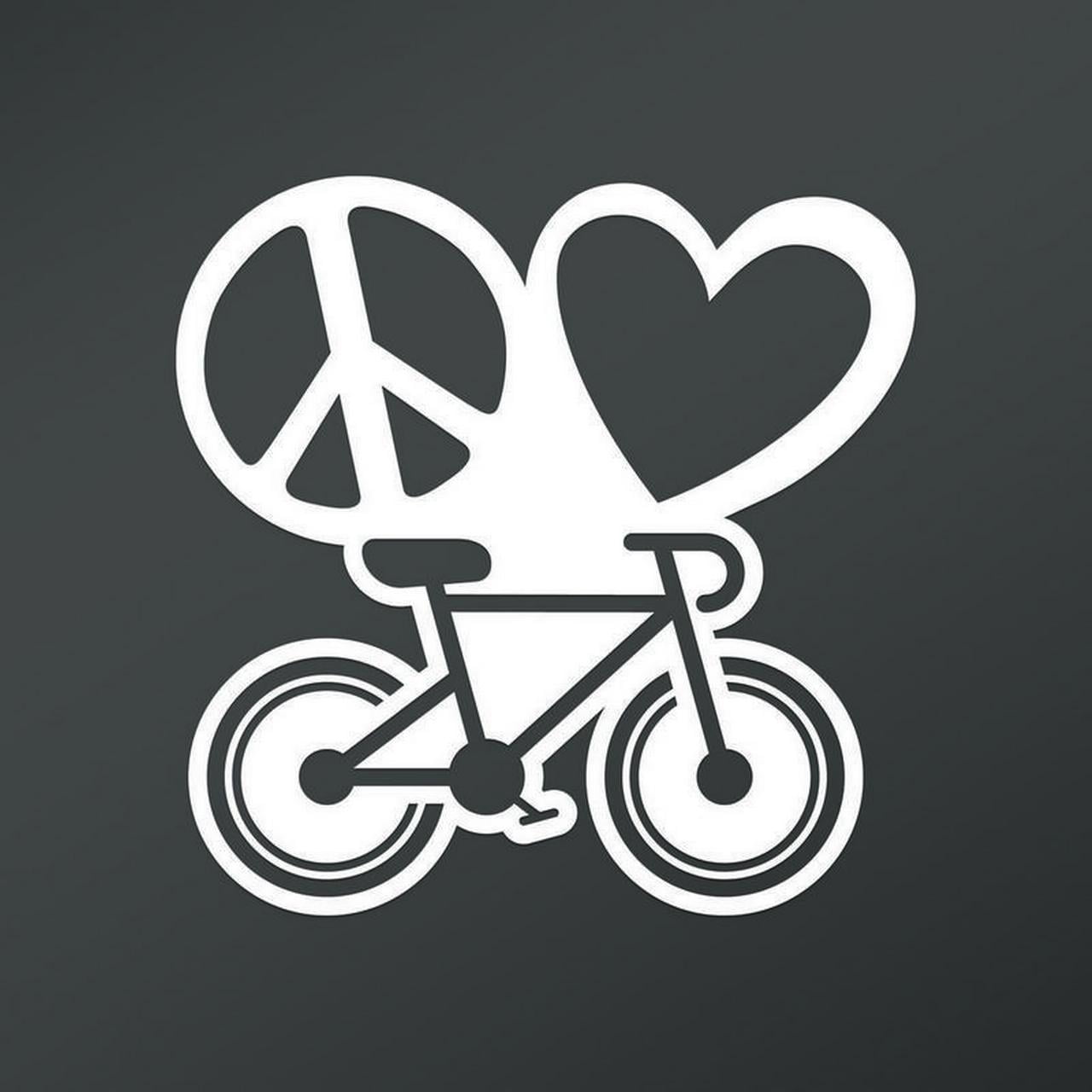 WHITE Made In USA Bike Sticker Bicycle Sport Biking Cycling Car Decal Sign Vinyl