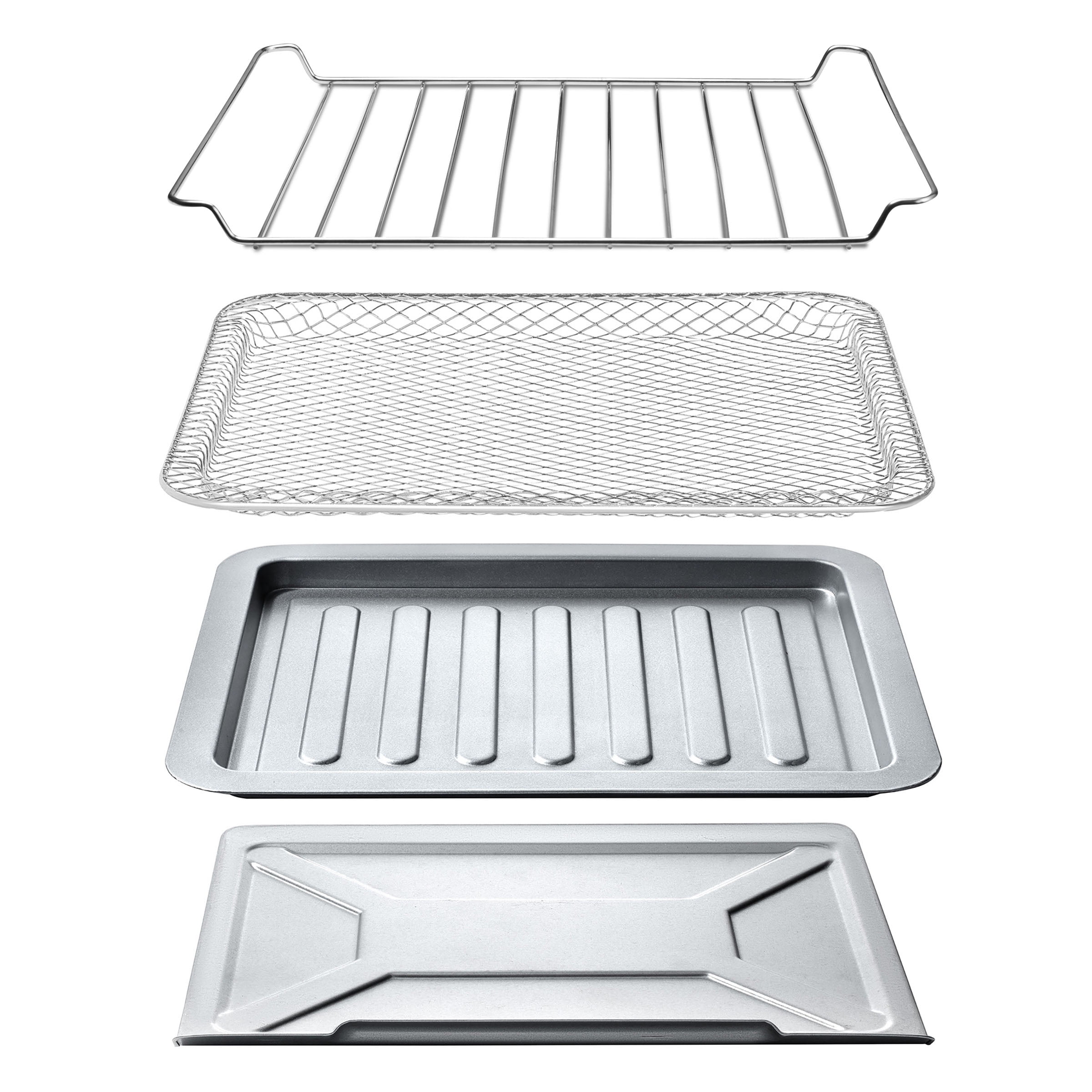 Gourmia 4-Slice Digital Air Fryer Oven, 0.4 Cu. ft. Capacity, Stainless Steel, 4-Slice AF Oven