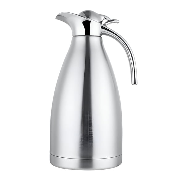 ACDANC Stainless Steel Thermal Coffee Carafe Sealed Lid Beverage Jar Teapot Jug Vacuum Insulated Pitcher for Milk Juice Home Kitchen 2L