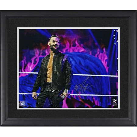 Finn Balor WWE Framed Autographed 16" x 20" Standing in Ring Photograph - Fanatics Authentic Certified