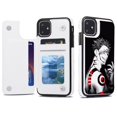 thumbnail image 3 of Anime Phone Case, Jujutsu Kaisen Phone Case for Iphone 11, TPU Leather Wallet Cover with Card Holders, RFID Blocking, Kickstand, Shockproof Protection, 3 of 5