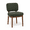 Green/Velvet, variant on ClinQ Dining Chairs Set of 2, Boucle Upholstered Seat with Wood Legs and Curved Back, Modern Accent Seating for Kitchen, Dining Room, Beige