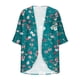thumbnail image 5 of Cárdigan de manga larga para mujer, blusa informal estampada con bolsillo, abrigo tipo cárdigan para mujer, 5 of 5