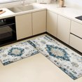 thumbnail image 5 of Kitchen Rugs Sets of 3 Non Slip Washable Kitchen Mats for Floor, Waterproof Kitchen Runner Rug, Floor Mat Carpet for Entryway, Laundry, Sink, Hallway, Bathroom, 5 of 12