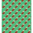 thumbnail image 3 of Green Xmas Duvet Cover Set, Winter Season Noel Santa Claus Ornamental Socks Repeating Composition Pattern, Decorative 3 Piece Bedding Set with 2 Pillow Shams, Queen Size, Ruby and Dusk, by Ambesonne, 3 of 3