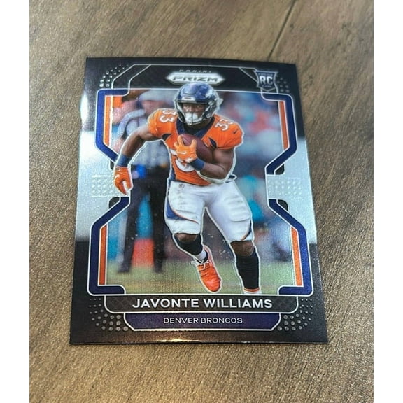 Javonte Williams 2021 Panini Chronicles - Prizm Black PB-23 trading card