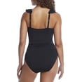 thumbnail image 2 of Bleu Rod Beattie Womens Ruffled Faux Wrap One-Piece Swimsuit, 2 of 2