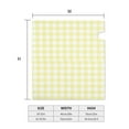 thumbnail image 4 of Gukieu Lemon Yellow Checkboard Print Magnetic Mailbox Cover, Sun-proof and Waterproof Home Yard Mailbox Cover-21x18 in, 4 of 8