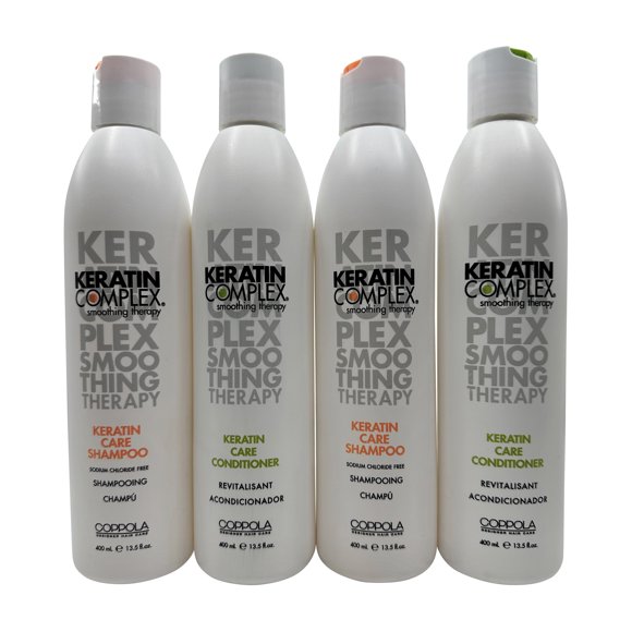 Keratin Complex Coppola Keratin Care Shampoo & Conditioner Set of 4 Each 13.5 OZ