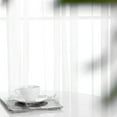 thumbnail image 4 of Transparent Window Sheer Rod Pocket Curtains Tulle Light Filtering Drapes White 132 x 183cm Home Supplies Gadgets Home Accessories, 4 of 6