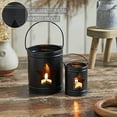 thumbnail image 3 of VHC Brands Patriotic Metal Votive Candle Holder w/ Star Cutout Set of 2 Sizes, Independence Day Decor, Decorative Table Top Accent, Fourth of July Decorations, Country Black, 3 of 5