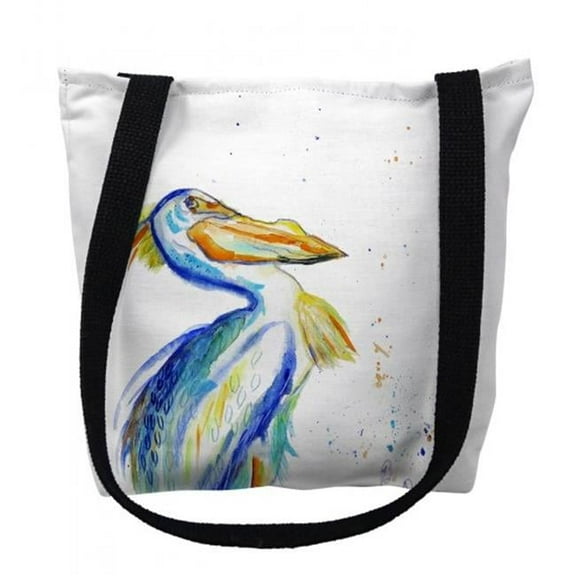 Watercolor Pelican Small Tote Bag 13x13 16 inches x 16 inches