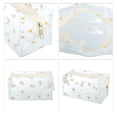 thumbnail image 3 of 1 Pc Bolsa de Maquillaje Transparente para Mujeres para Vacaciones y Viajes de Negocios Blanca, 3 of 4