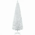 thumbnail image 3 of 6FT Slim Pencil Christmas Tree - 390 Full Plastic Branches White Artificial Tree Detachable Sturdy Plastic Base Space-Saving Holiday Decor for Home/Apartment/Office, 3 of 8
