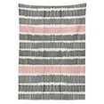 thumbnail image 3 of Ambesonne Abstract Art Tablecloth Rectangular Table Cover, Geometric Lines, 60"x84", Black Pink, 3 of 4