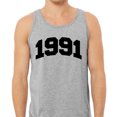thumbnail image 2 of 1991 College Style Tank Top Unisex Small Grey, 2 of 5