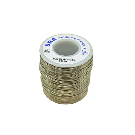 

SRA Lead Free Acid Flux Core Solder Pure Tin .032-Inch 1-Pound Spool