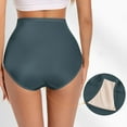 thumbnail image 4 of Delayuji Womens Panties High Waisted Loose Comfortable Cotton Elastic Panties Underwear, 4 of 6
