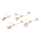 thumbnail image 1 of Cadena dorada y 6 anillos, joyería DIY, colgantes, , regalos, decoración, 5cm dorado jinwen Cadena de collar de cuentas de joyería, 1 of 8