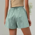thumbnail image 2 of Letdown Shorts for Women Summer Casual Elastic High Waisted Dressy Lounge Shorts Comfy Bottoms 2026 Beach Vacation Clothes, 2 of 3