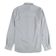 thumbnail image 2 of Perry Ellis Mens Striped Woven Button Up Shirt, Blue, XX-Large, 2 of 2