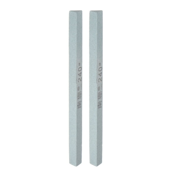 Uxcell Sharpening Stones 240 Grit Triangle Green Silicon Carbide Polishing Whetstone 2 Pack