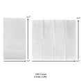thumbnail image 6 of Premium White Napkins, 1/8 Fold Dinner Napkin, Disposable 2-Ply White Party Napkins, Value Pack 100 Count, 6 of 7
