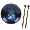 thumbnail image 1 of 5.5in Tongue Drum,Metal Pan  Handpan With Mallet,Portable Percussion Instrument  Set Kit, 1 of 8