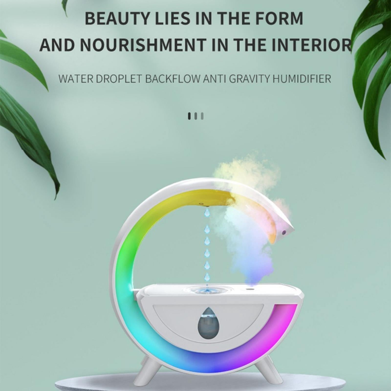 Jubipavy 350ml Humidifier Gravity Design Cool Mist Humidifiers Humidifier Integrated Large Capacity