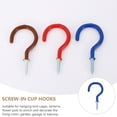 thumbnail image 3 of Miangastore Screw Hook Yellow 24Pack 2.9X1.5X0.2In, 3 of 8
