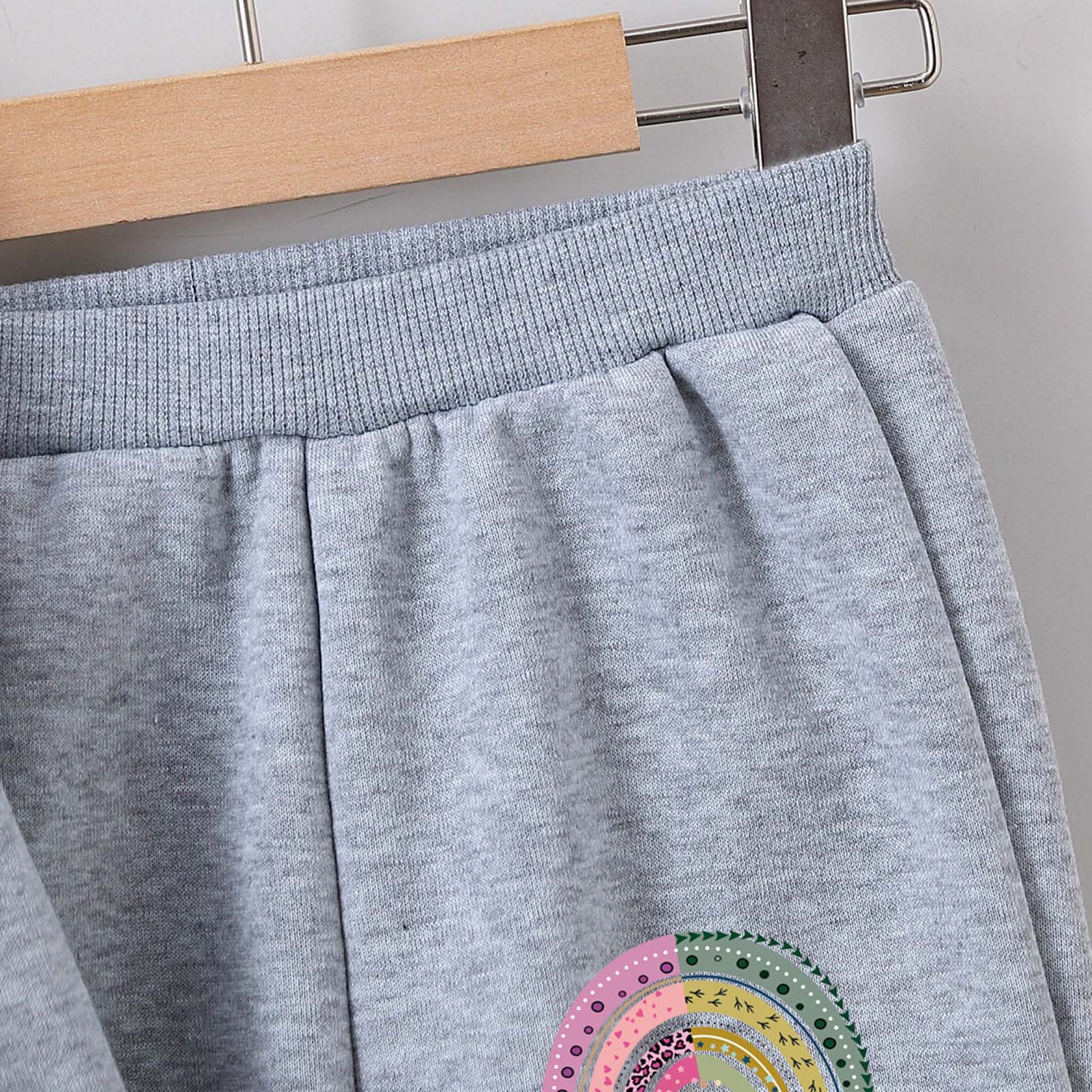 Zshosam Girls Clothes Sets Toddler Baby Girl Winter Long Sleeve Hoodie Sweatshirt Pants Outfit Clothes Sets Size 4T 5T,(Grey 4-5 Years)