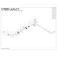 thumbnail image 3 of Kingston Brass KTPLD8 Victorian Universal Front or Side Mount Toilet Tank Lever in Brushed Nickel, 3 of 5
