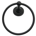 thumbnail image 1 of Rusticware 8286BLK Midtowne Black Towel Ring, 1 of 5