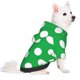 thumbnail image 2 of Fotbe Green And White Polka Dot Sudadera con Estampado para Perros Pequeños – Suéter con Capucha para Mascotas, Tela Suave de Forro Polar con Bolsillo-Medium, 2 of 7