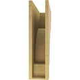 thumbnail image 4 of 6"W x 24"D x 24"H Thin Mediterranean Rough Cedar Woodgrain TimberThane Corbel, Primed Tan, 4 of 6