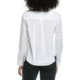 thumbnail image 2 of CeCe womens  Embellished Button Shirt, s, White, 2 of 3