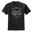 thumbnail image 2 of Wild Bobby, Ford Retro T-Bucket Roadster 1923 Vintage Garage Motors, Cars and Trucks, Men Graphic Tee, Black, Small, 2 of 4