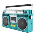 thumbnail image 2 of Reproductor De Casete Boombox Multifuncional Con Mango Reproductor De Cinta De Sonido Estéreo Verde, 2 of 10