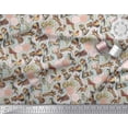 thumbnail image 3 of Soimoi Polyester Crepe Fabric Geometric,Bird & Animals Patchwork Print Fabric by The Yard 52 Inch Wide, 3 of 3