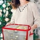thumbnail image 2 of Caja de almacenamiento para bolas de Navidad (64 bolas): adornos, accesorios y decoraciones navideñas; resistentes y fáciles de montar, 2 of 4